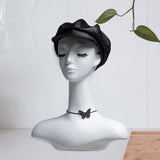 Mannequin Head Realistic Multipurpose Wig Holder for Necklace Hat Displayiny