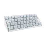 Maxbell Clear Paint Organizer Multifunctional Paint Organizer for Desk Home Beginner Grey