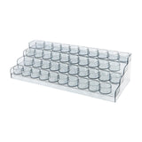 Maxbell Clear Paint Organizer Multifunctional Paint Organizer for Desk Home Beginner Grey