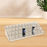 Maxbell Clear Paint Organizer Multifunctional Paint Organizer for Desk Home Beginner Grey