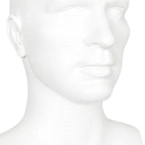 Mannequin Male Head Display Stand Accessory for Scarves, Jewelry 15inch Tall White