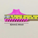 Maxbell 30 Pieces Clips Hairdresser Salon Styling Tools Hair Curler Claw Clamps Pink L