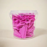 Maxbell 30 Pieces Clips Hairdresser Salon Styling Tools Hair Curler Claw Clamps Pink L