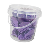 Maxbell 30 Pieces Clips Hairdresser Salon Styling Tools Hair Curler Claw Clamps M Violet