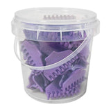 Maxbell 30 Pieces Clips Hairdresser Salon Styling Tools Hair Curler Claw Clamps M Violet