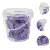 Maxbell 30 Pieces Clips Hairdresser Salon Styling Tools Hair Curler Claw Clamps M Violet