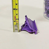 Maxbell 30 Pieces Clips Hairdresser Salon Styling Tools Hair Curler Claw Clamps M Violet