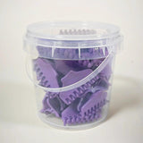 Maxbell 30 Pieces Clips Hairdresser Salon Styling Tools Hair Curler Claw Clamps M Violet