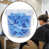 Maxbell 30 Pieces Clips Hairdresser Salon Styling Tools Hair Curler Claw Clamps S Blue