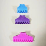 Maxbell 30 Pieces Clips Hairdresser Salon Styling Tools Hair Curler Claw Clamps S Blue