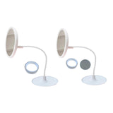 Maxbell LED Desktop Makeup Mirror Flexible Storage Mirror for Cosmetics Home Bedroom