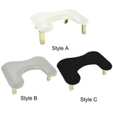 U Shape Arm Rest Comfortable Nails Cushion Hand Holder for Personal Home DIY White