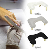 U Shape Arm Rest Comfortable Nails Cushion Hand Holder for Personal Home DIY White