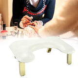 U Shape Arm Rest Comfortable Nails Cushion Hand Holder for Personal Home DIY White