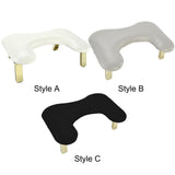 U Shape Arm Rest Comfortable Nails Cushion Hand Holder for Personal Home DIY White