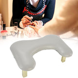 U Shape Arm Rest Comfortable Nails Cushion Hand Holder for Personal Home DIY Gray