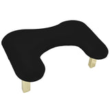 U Shape Arm Rest Comfortable Nails Cushion Hand Holder for Personal Home DIY Black