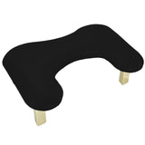 U Shape Arm Rest Comfortable Nails Cushion Hand Holder for Personal Home DIY Black