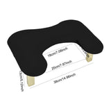 U Shape Arm Rest Comfortable Nails Cushion Hand Holder for Personal Home DIY Black