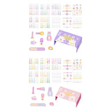 Maxbell Nail Stickers Waterproof for Little Girls Cute Self Adhesive Nail Art Decals Style A