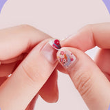 Maxbell Nail Stickers Waterproof for Little Girls Cute Self Adhesive Nail Art Decals Style A