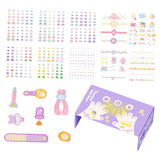 Maxbell Nail Stickers Waterproof for Little Girls Cute Self Adhesive Nail Art Decals Style A
