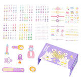 Maxbell Nail Stickers Waterproof for Little Girls Cute Self Adhesive Nail Art Decals Style A