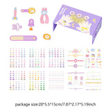Maxbell Nail Stickers Waterproof for Little Girls Cute Self Adhesive Nail Art Decals Style A