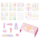 Maxbell Nail Stickers Waterproof for Little Girls Cute Self Adhesive Nail Art Decals Style B
