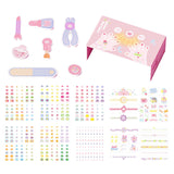 Maxbell Nail Stickers Waterproof for Little Girls Cute Self Adhesive Nail Art Decals Style B