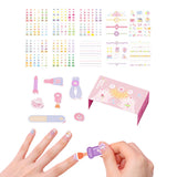 Maxbell Nail Stickers Waterproof for Little Girls Cute Self Adhesive Nail Art Decals Style B
