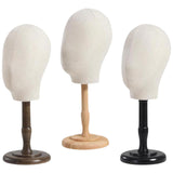 Maxbell Hat and Cap Display Stand Sturdy for Home Use Styling Salon Beginner Stylist wood base