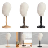 Maxbell Hat and Cap Display Stand Sturdy for Home Use Styling Salon Beginner Stylist wood base