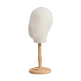 Maxbell Hat and Cap Display Stand Sturdy for Home Use Styling Salon Beginner Stylist wood base