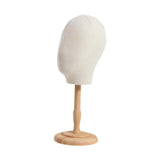Maxbell Hat and Cap Display Stand Sturdy for Home Use Styling Salon Beginner Stylist wood base
