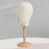 Maxbell Hat and Cap Display Stand Sturdy for Home Use Styling Salon Beginner Stylist wood base