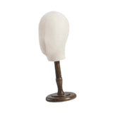 Maxbell Hat and Cap Display Stand Sturdy for Home Use Styling Salon Beginner Stylist brown base