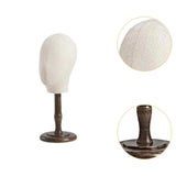 Maxbell Hat and Cap Display Stand Sturdy for Home Use Styling Salon Beginner Stylist brown base