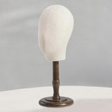 Maxbell Hat and Cap Display Stand Sturdy for Home Use Styling Salon Beginner Stylist brown base