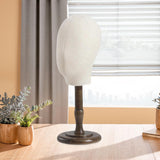 Maxbell Hat and Cap Display Stand Sturdy for Home Use Styling Salon Beginner Stylist brown base