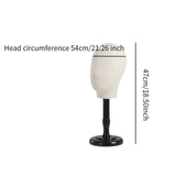 Maxbell Hat and Cap Display Stand Sturdy for Home Use Styling Salon Beginner Stylist black base