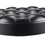 Round Chair Seat Top Stool Chair Seat Top for Meeting Room SPA Office black