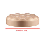 Round Chair Seat Top Stool Chair Seat Top for Meeting Room SPA Office gold