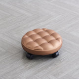 Round Chair Seat Top Stool Chair Seat Top for Meeting Room SPA Office gold