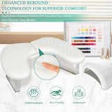 Nail Hand Pillow Detachable Nail Salon Equipment Comfortable Manicure Pillow white