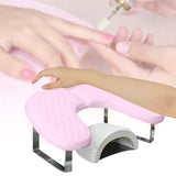 Nail Hand Pillow Detachable Nail Salon Equipment Comfortable Manicure Pillow pink