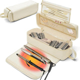 Maxbell Hair Tools Travel Bag for Women with Heat Resistant Mat for Brush Hair Dryer