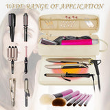 Maxbell Hair Tools Travel Bag for Women with Heat Resistant Mat for Brush Hair Dryer