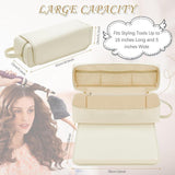 Maxbell Hair Tools Travel Bag for Women with Heat Resistant Mat for Brush Hair Dryer