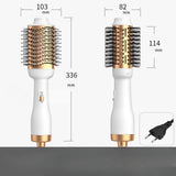 Maxbell Hot Comb 220V Hair Straightening Iron Styling Comb Anti-scalding Dryer Brush white